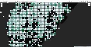 Map showing Fiji SpeedChecker data, point grid @ 10 sq.m.