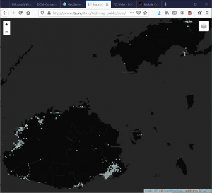 Map showing Fiji, 17 Dec 2020 (4,101 datapoints)