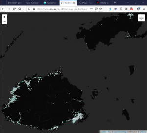 Map showing Fiji, 18 Dec 2020 (7,919 datapoints)