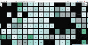 Close up of Fiji SpeedChecker data, point grid @ 10 sq.m.